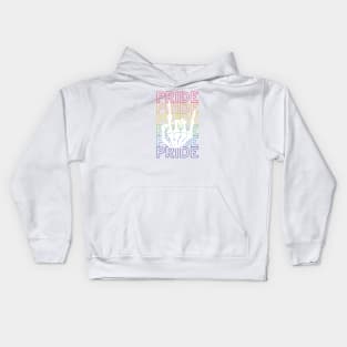 Pride Skeleton Bones Kids Hoodie